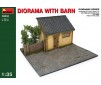 Diorama with Barn 1/35