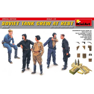 Soviet Tank Crew at Rest Sp.Ed.1/35