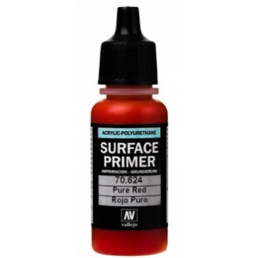 DISC.. Acrylic surface primer (17ml)  - Pure Red