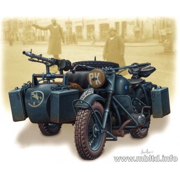 German Motorcycle WWII 1/35
