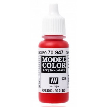 Acrylic paint Model Color (17ml) - Matt Dark Vermillion