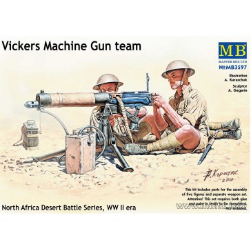 Vickers Mach.Gun Team & 2 deads1/35