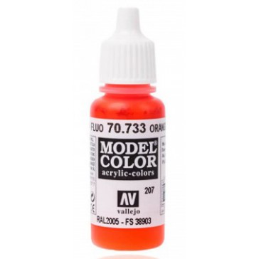 Vallejo Fluorescent Orange Model Color 17ml Acrylic Paint