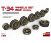 T-34 Wheels Set 1942 Series 1/35