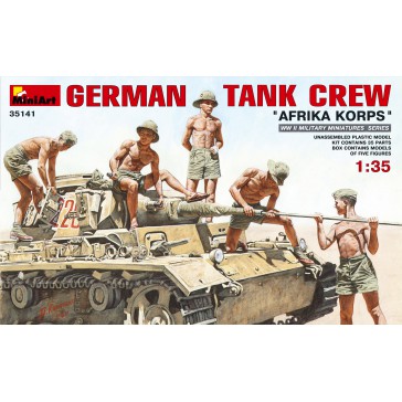 German Tank Crew Afrika Korps 1/35