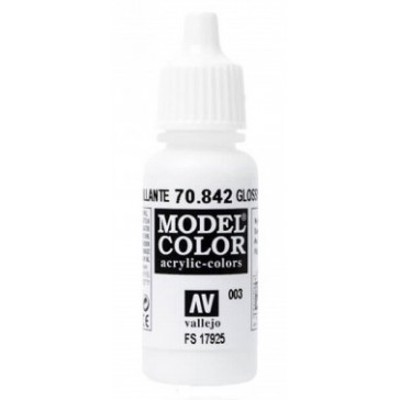 DISC.. Acrylic paint Model Color (17ml) - Matt Gloss White