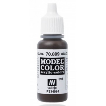 Acrylic paint Model Color (17ml) - Matt Usa Olive Drab