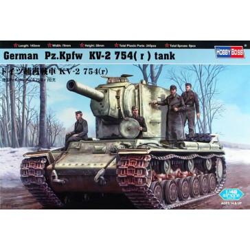 German Pz.Kpfw KV-2 754r tank 1/48