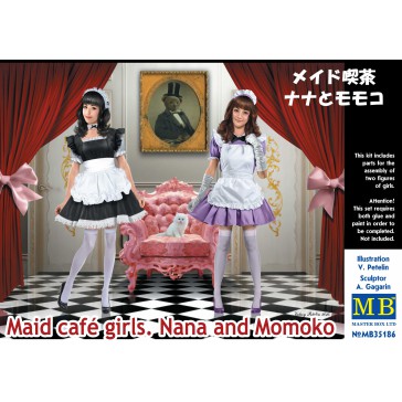 Maid café girls Nana & Momoko  1/35