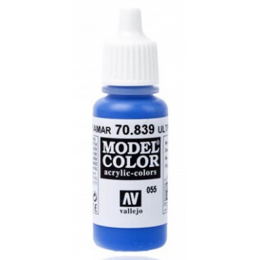 DISC.. Acrylic paint Model Color (17ml) - Matt Ultramarine