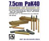 Pak 40 Ammo (Plastic) 1/35