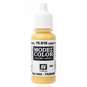 Acrylic paint Model Color (17ml) - Matt Sand Yellow