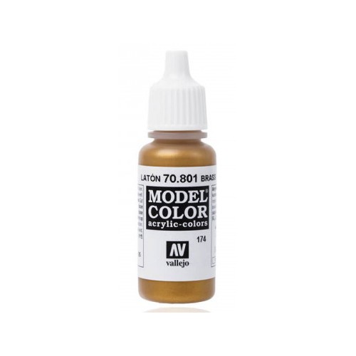 Vallejo Acrylic Paint Model Color 17ml Metallic Brass Mcm Group - Can You Use Acrylic Paint On Brass
