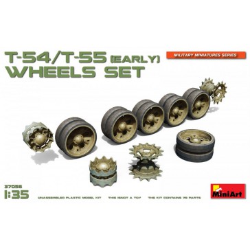 T54-55 Early Wheel Set 1/35