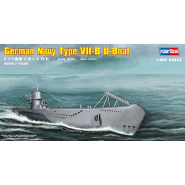 German Navy VII-B U-Boat 1/350