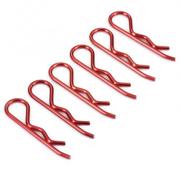 METALLIC RED LARGE CLIPS