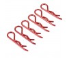 METALLIC RED LARGE CLIPS