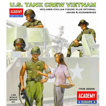 AC EUROPE US Tank Crew Vietnam 1/35