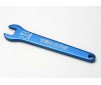 Flat wrench, 8mm (blue-anodized aluminum)