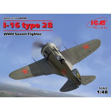 I-16 type 28. WWII Soviet Figh.1/48