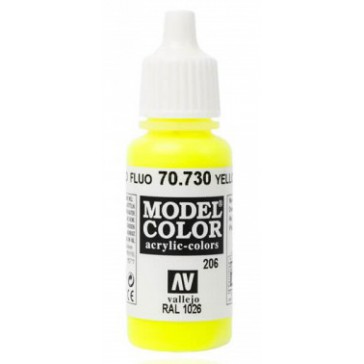 DISC..Peinture Acrylique Model Color (17ml) - Fluorescent Yellow Fluo