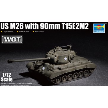 US M26 with 90mm T15E2M2 1/72