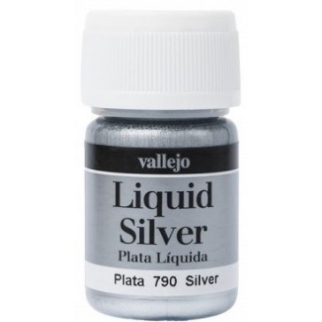 Acrylic Paint Model Color (35ml) - Silver (Alcohol Based)