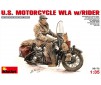 U.S.Motorcycle WLA with Rider 1/35