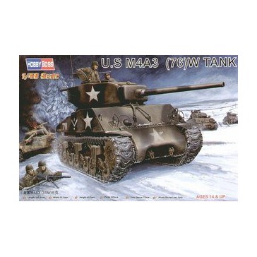 U.S M4A3 (76W) Tank 1/48