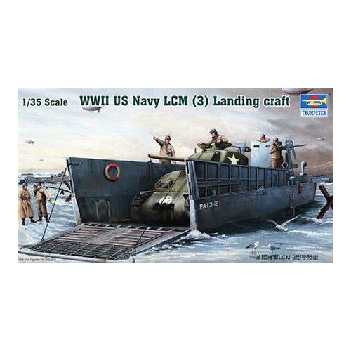 WW2 LCM 3 US Navy 1944 Trumpeter 7213