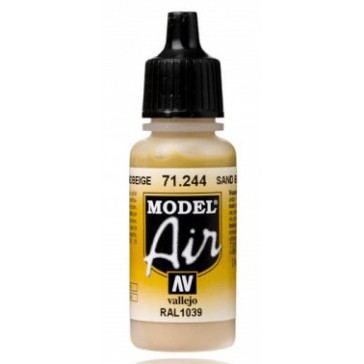 Peinture Acrylic Model Air (17ml) - Camouflage Sandbeige RAL 1039