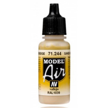 Peinture Acrylic Model Air (17ml) - Camouflage Sandbeige RAL 1039