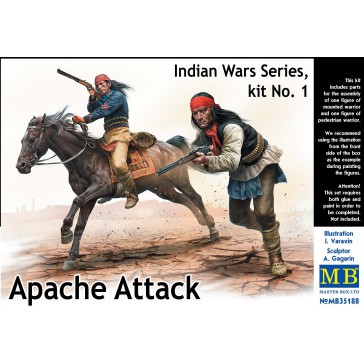 Apache Attack Indian War n°1    1/35