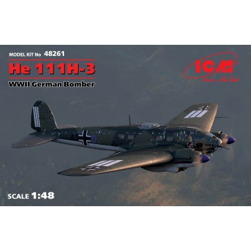 He 111H-3. WWII German Bomber 1/48