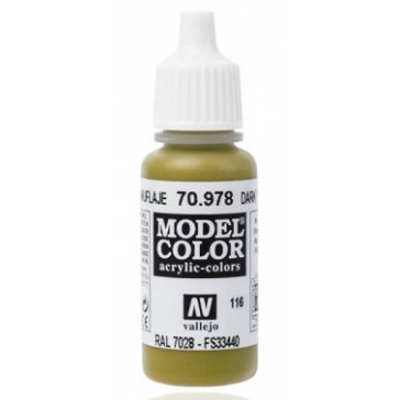 Acrylic paint Model Color (17ml) - Matt Dark Yellow
