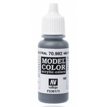 Vallejo Peinture Acrylique Model Color (17ml) - Matt Neutral Grey - MCM  Group