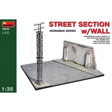 Street section with wall 1/35
