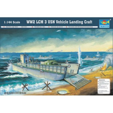 WW2 LCM 3 USN Land. 1/144