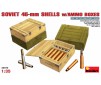 Soviet 45mm Shellsw/box1/35