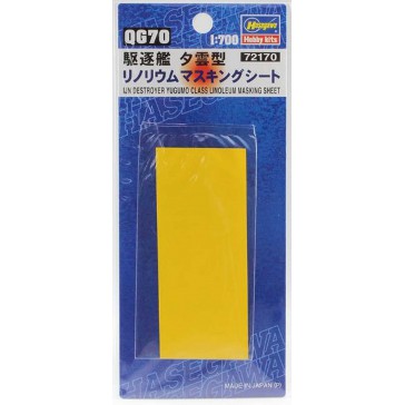 1/700 DESTROYER YUGUMO CLASS LINOLEUM MASKING SHEET QG70