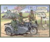 BMW R12 with sidecar M.V. 1/35