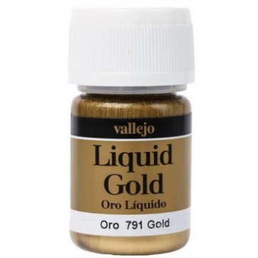 Acrylic Paint Model Color (35ml) - Gold (Alcohol Based)