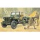 WILLYS MB JEEP WITH TRAILER 1/35