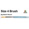 4 BRUSH SYNTHETIC ROUND