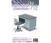 1/12 OFFICE DESK en CHAIR FA03