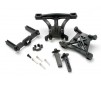 Body mounts, front & rear/ body mount posts, front & rear/ 2