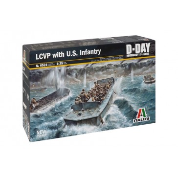 LCVP WITH US INFANTRY 1/35