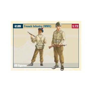 WWII - FREE FRENCH INFANTRY 1/72 *