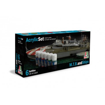 ACRYLSET 6 ST M.T.B. AND SHIPS