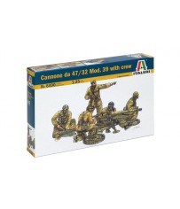 DISC..CANNONE DA 47/32 MOD.39 W.CREW 1:35